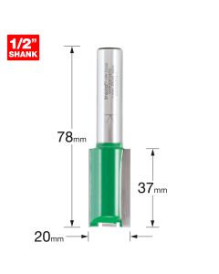 C030DX1/2TC - Two Flute Cutter 20.0mm diameter