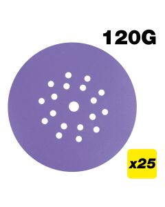 AB/225/120A/B - 225mm 120G Drywall Sanding Disc, 25 Pack