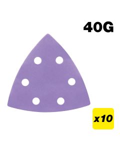 AB/OSC/40Z - 93 x 93mm 40G Delta Sanding Pad, 10 Pack
