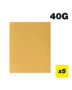 AB/S230/40A - 230 x 280mm 40 Grit Aluminium Oxide Sanding Sheets, 5 Pack