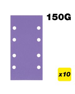 AB/THD/150A - 93 x 185mm 150G Third Sheet Sanding Pad, 10 Pack