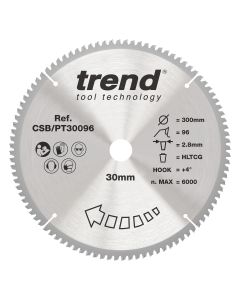 CSB/PT30096 - Trend Laminate/HPL Circular Saw Blade 300mm x 30mm x 96T