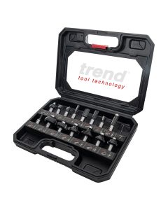 SET/SS9X12MMTC - Trend 15 piece 12mm shank TCT Router Cutter Set - ideal starter / entry level set for heavy 12mm collet routers