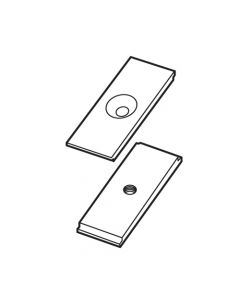 WP-LOCK/B/03 - Alloy stop two part for LOCK/JIG/B