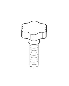 WP-PRT/79 - Mitre fence knob M6 x 25mm male