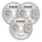 CSB/PT160/3PK - Trend Laminate/HPL Circular Saw Blade 160mm x 20mm x 48T, 3 Pack