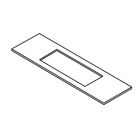 WP-LOCK/T/2 - Lock Template 22.2mm  x 152.5mm faceplate